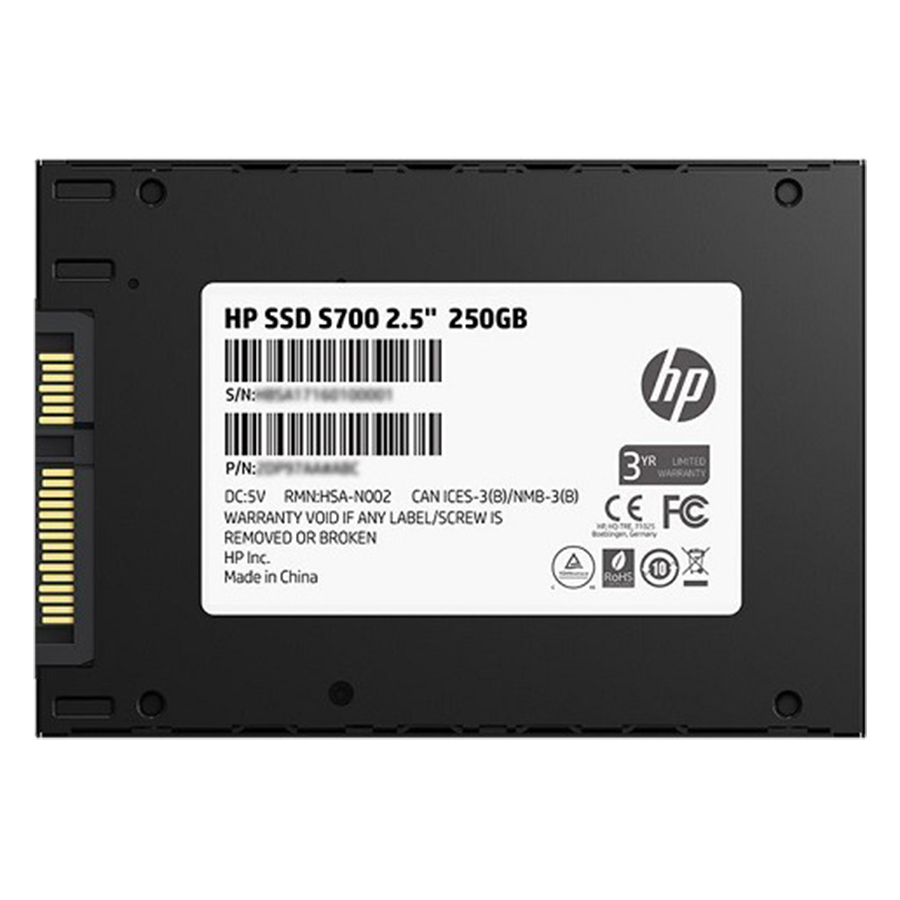 Ổ Cứng SSD HP S700 (250GB) - Hàng Nhập Khẩu