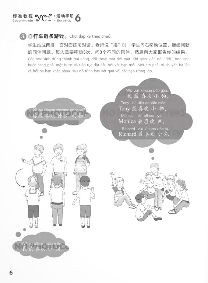 Giáo Trình Chuẩn YCT 6 - Sách Bài Tập