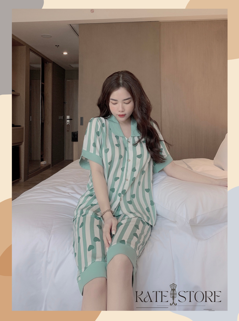 PIJAMA ĐỒ BỘ MẶC NHÀ, TAY CỘC QUẦN LỬNG, LỤA MANGO, LATIN, SATIN, TƠ TẰM CAO CẤP, HỌA TIẾT XINH XẮN DỄ THƯƠNG, SANG XỊN MỊN