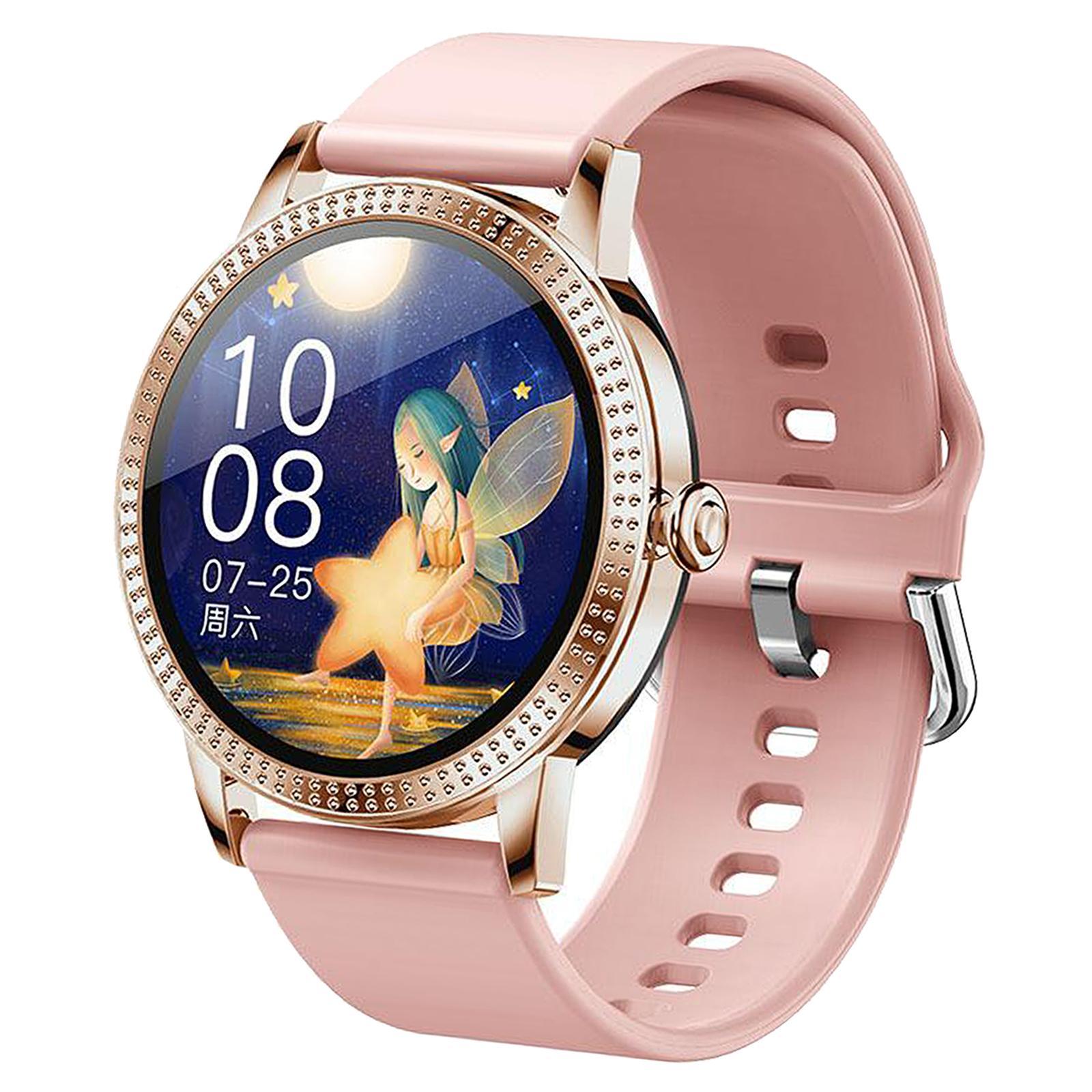 CF18P Smart Watch 1.08" Full Touch Heart Rate Monitor Black