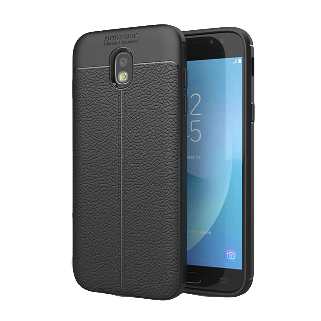 Ốp lưng điện thoại Samsung J7 Pro silicone vân da auto  - Chính hãng