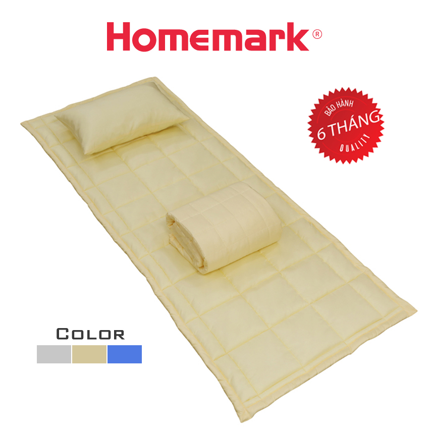 Đệm ngủ văn phòng 3 món, chiếu ngủ trưa văn phòng Hanvico by Homemark có thể gấp gọn và chống trơn trượt