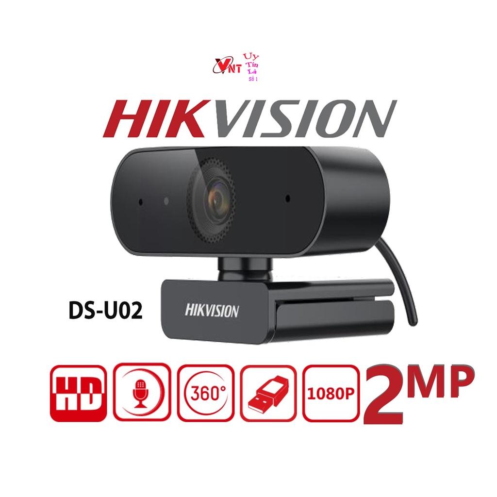 Webcam máy tính Full HD 1080P Hikvision DS-U02 - Hàng Chính Hãng