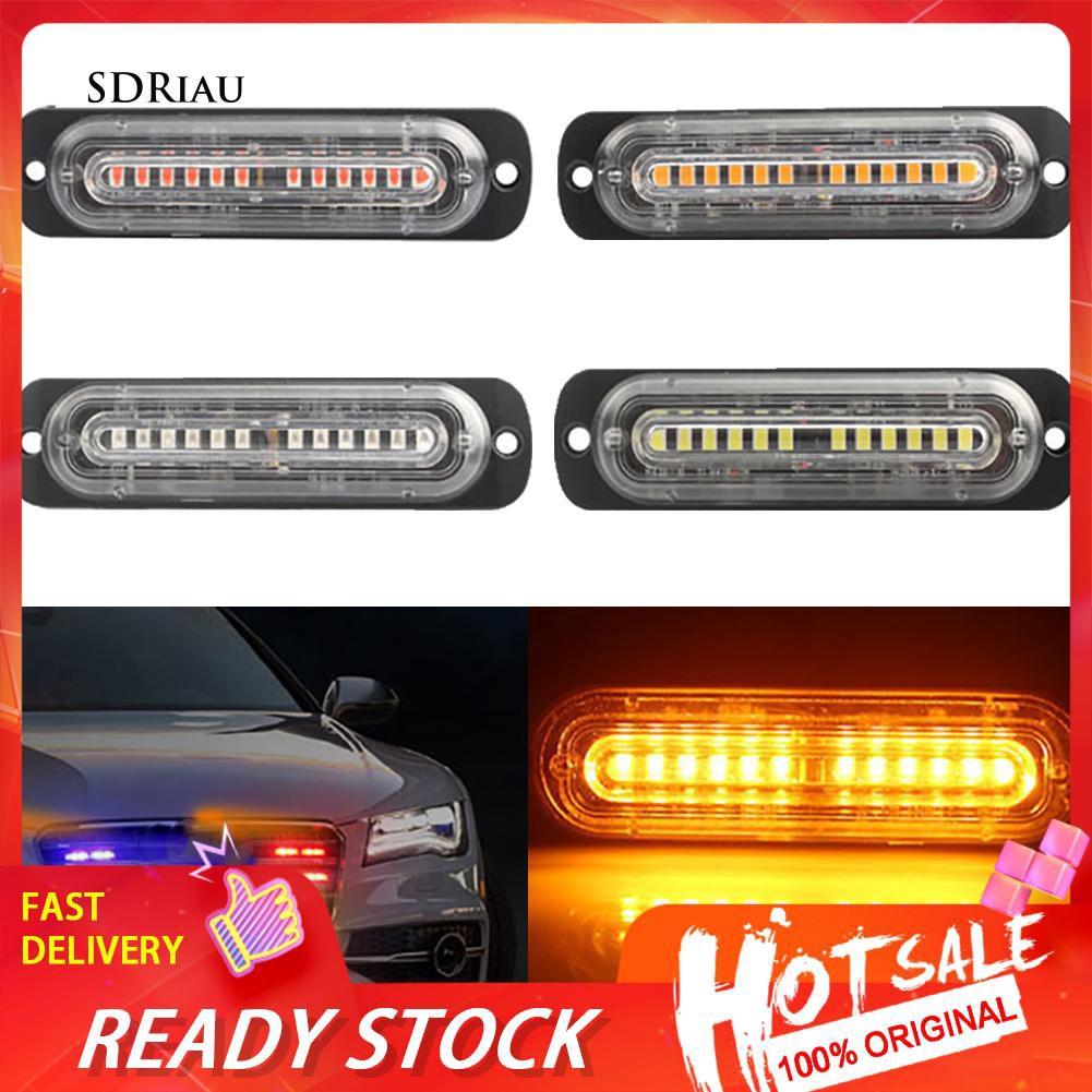 Đèn Led Cảnh Báo 12 Bóng 12-24v 36w Cho Xe Hơi Xe Tải