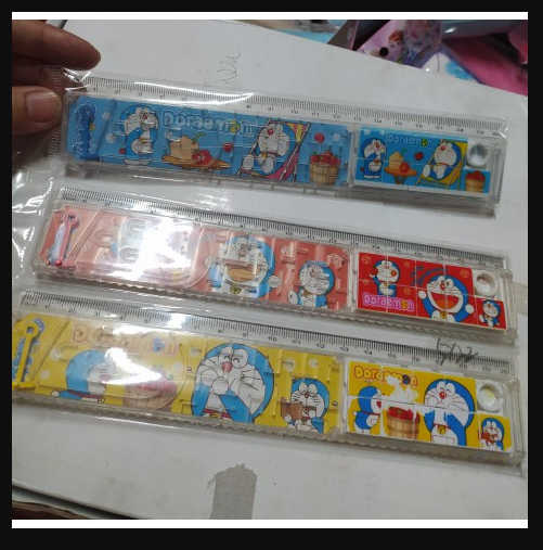 Thước kẻ xếp hình Doraemon 20cm