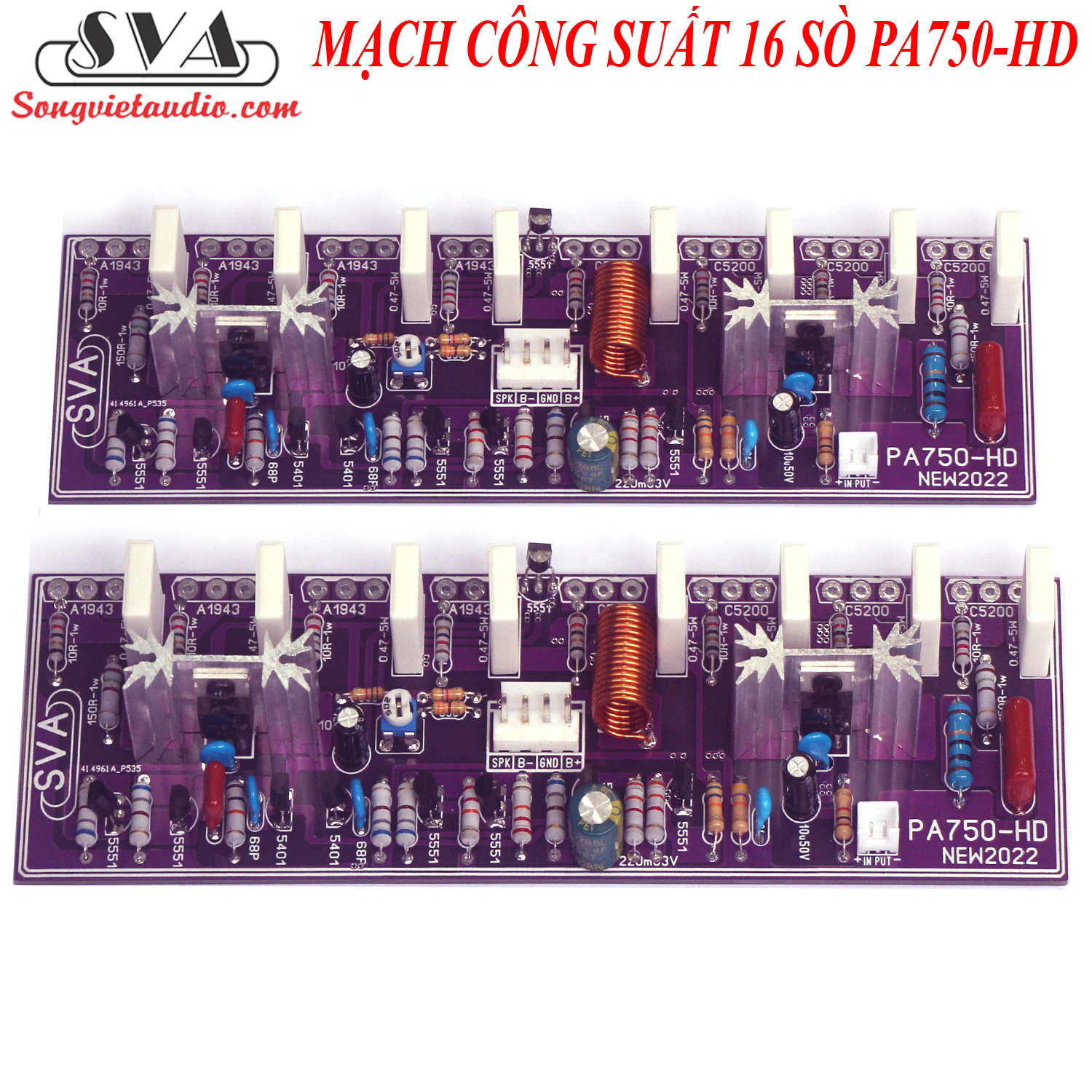 MẠCH CÔNG SUẤT 16 SÒ PA750-HD