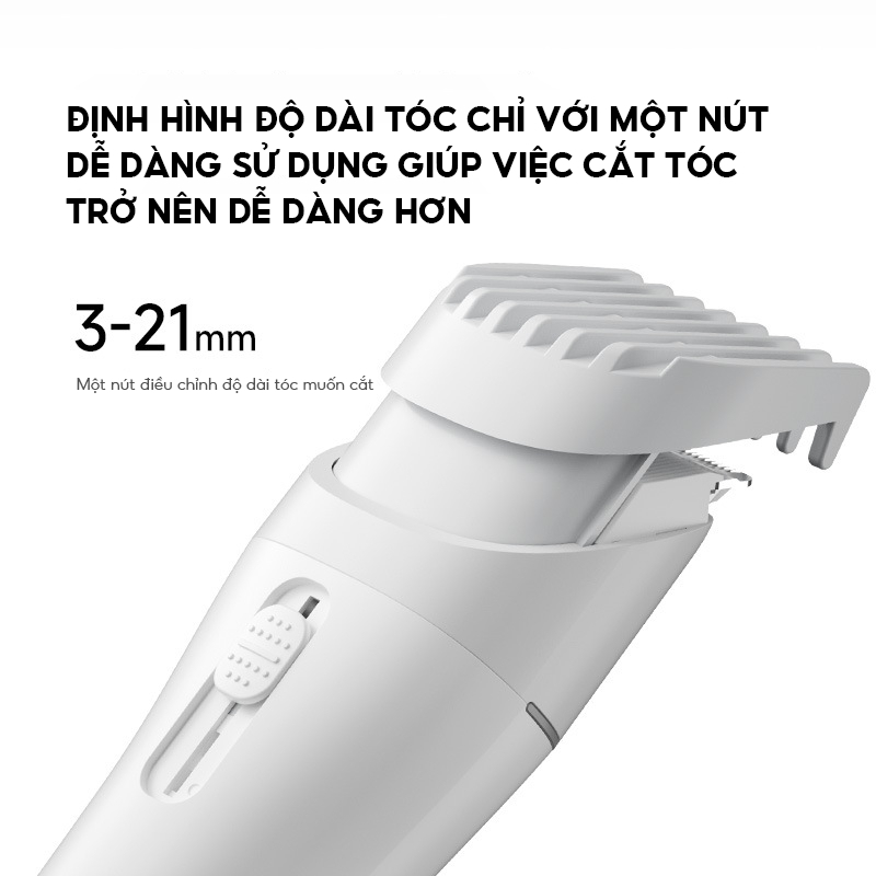 Tông đơ cắt tóc Enchen Boost 2 - Đầu cắt gốm 2 chế độ cạo, Độ ồn thấp, Pin đến 120 phút - Hàng chính hãng
