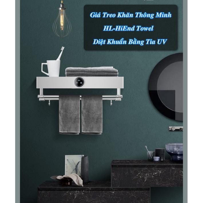 Giá Treo Khăn Thông Minh HL-HiEnd Towel Diệt Khuẩn UV (đạt chuẩn CE) - Home and Garden