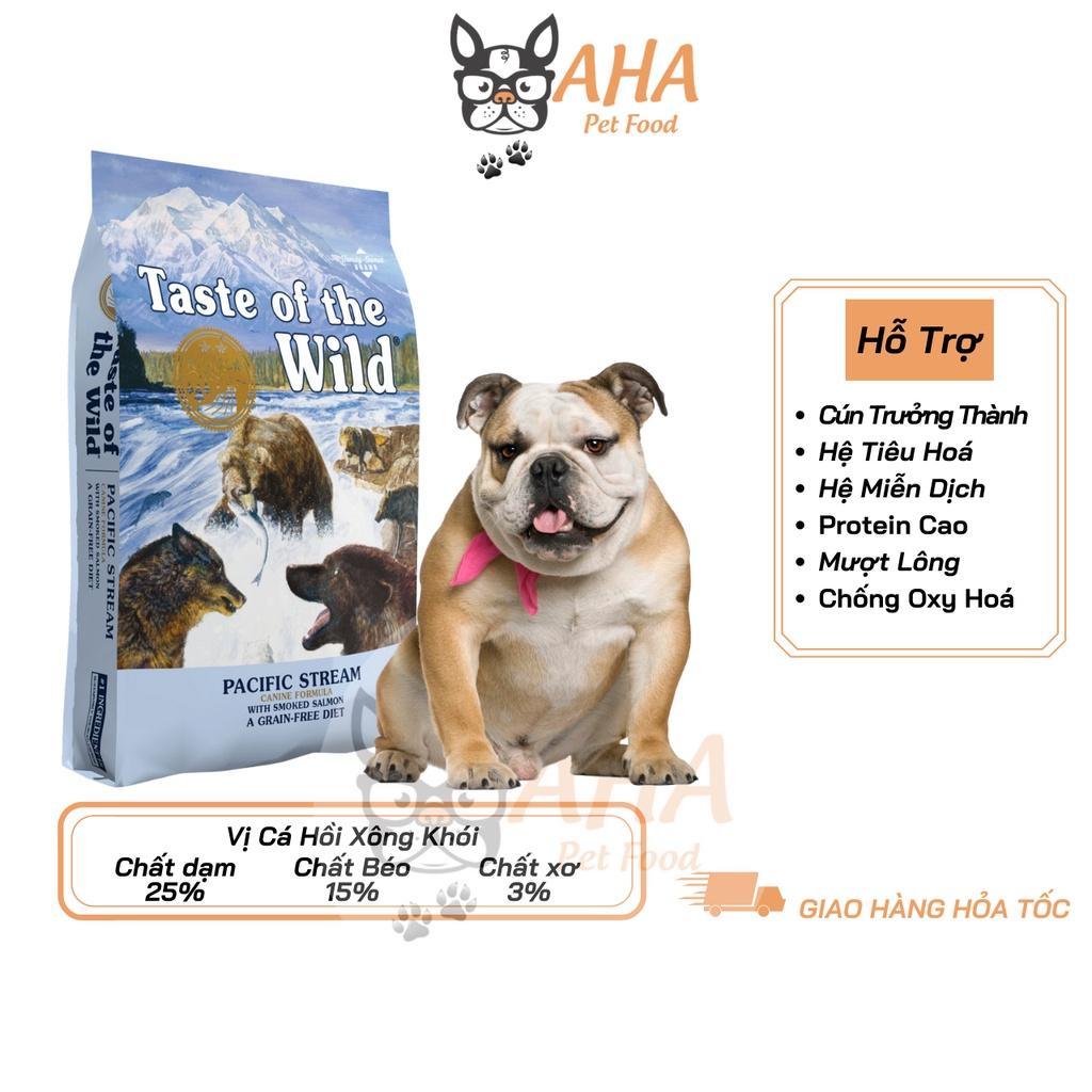 Thức Ăn Cho Chó Bull Anh -Taste Of The Wild Bao 2kg - Thức Ăn Cho Chó Vị Cá Hồi Xông Khói, Rau Củ Quả