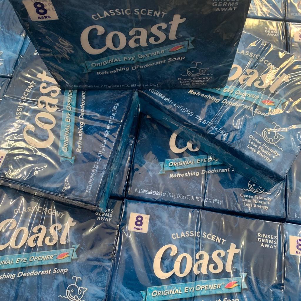 Xà Bông Cục Coast Mỹ Lốc 8 Cục - mẫu mới