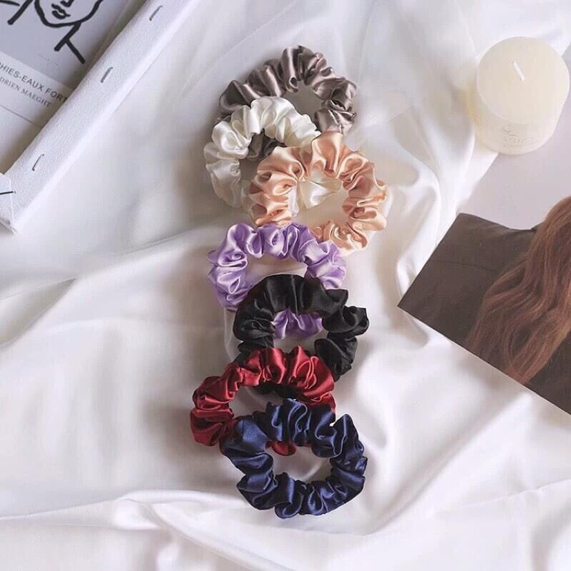 Bộ 7 chiếc mini scrunchies