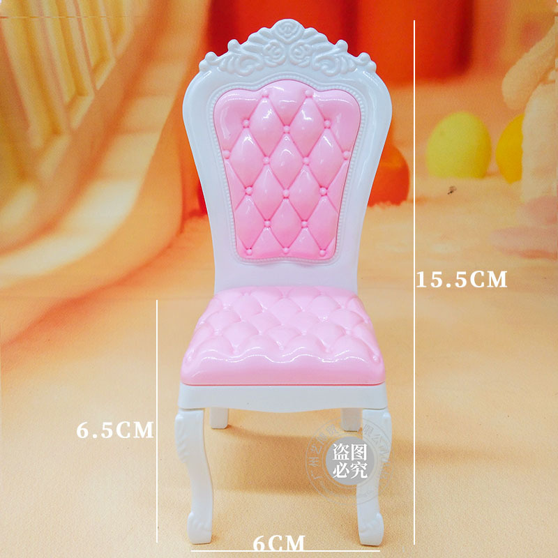 Bộ bàn ghế phòng ăn cho búp bê nội thất nhà búp bê dollhouse