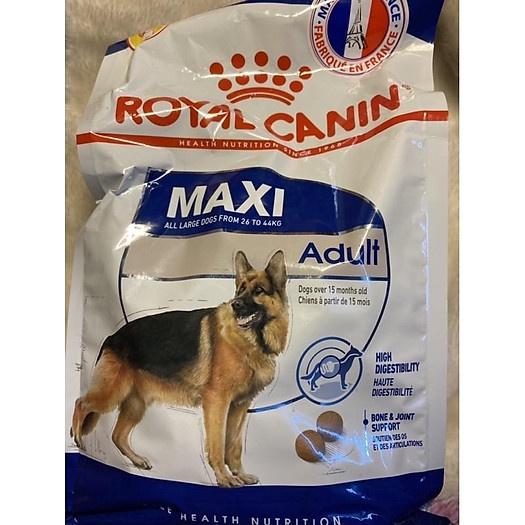 Thức ăn cho chó, Royal Canin Maxi Adult - dành cho chó giống lớn. Hạt royal canin cho chó.