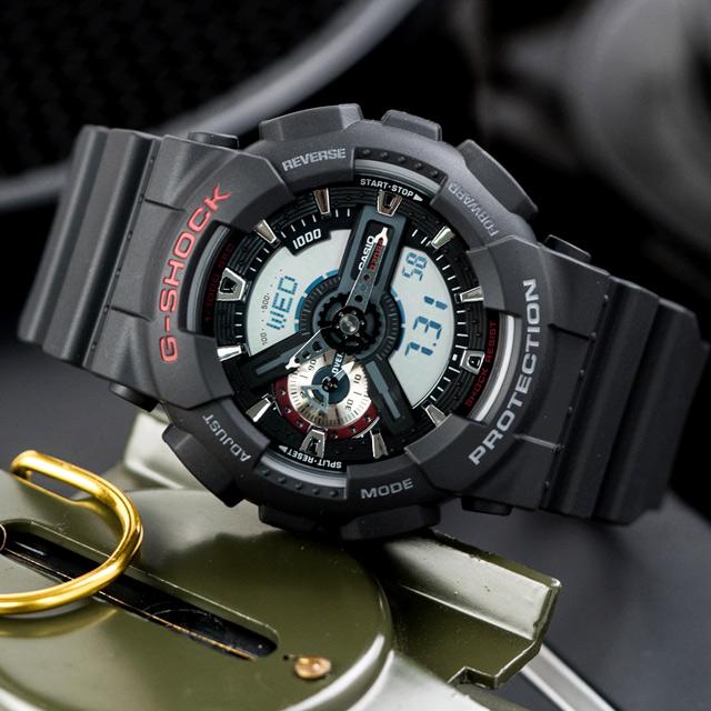 Đồng Hồ Nam Dây Nhựa Casio G-Shock GA-110-1ADR Chính Hãng - GA-110-1A