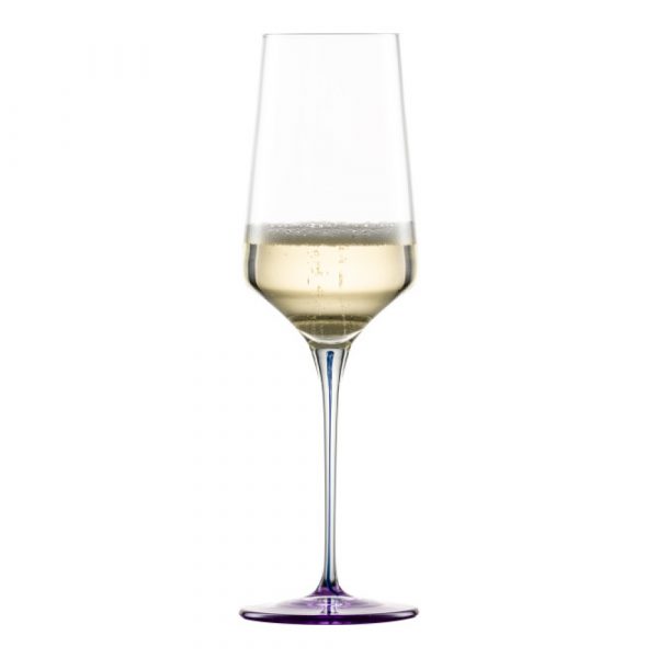 Ly Rượu Champagne Pha Lê Zwiesel Ink 123414 24.9cm 400ml Chân Đế Màu Tím Violet hàng chính hãng