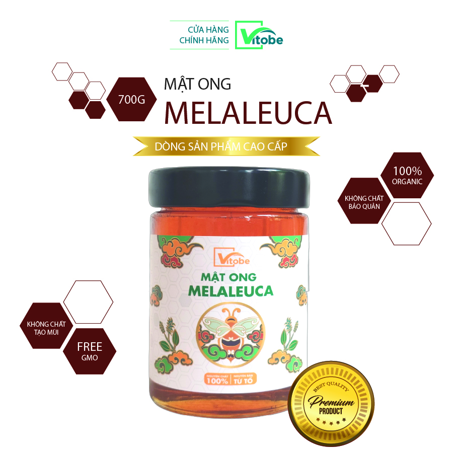 Mật Ong Melaleuca Vitobe - Hữu cơ 100%