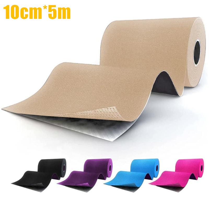 10cm * 5m Kinesiology Tape Tape Tape Potton Faterproo Color: Pink