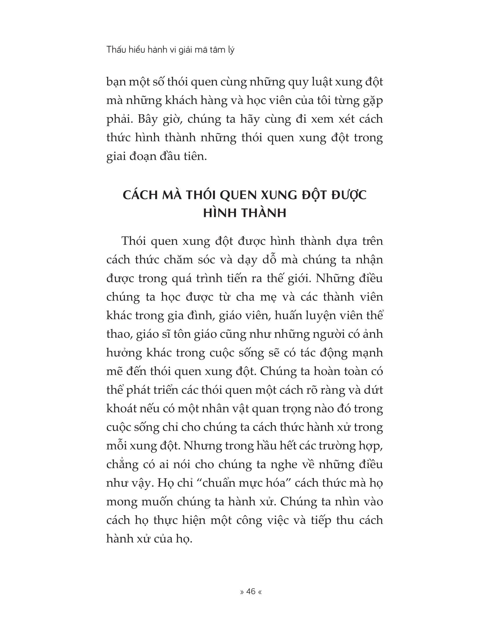 Sách Thấu Hiểu Hành Vi Giải Mã Tâm Lý