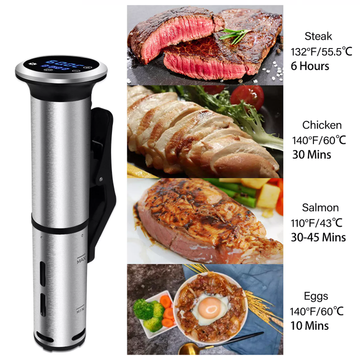 Máy nấu chậm thực phẩm Sous Vide BioloMix SV-8006 – Công suất: 1200W - HÀNG NHẬP KHẨU