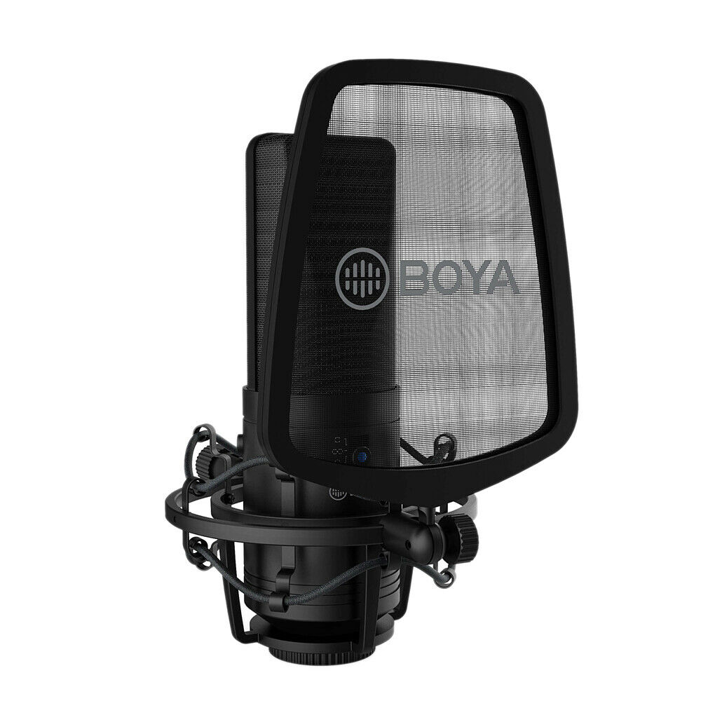 Boya BY-M1000 - Micro condenser 48V cho phòng thu - Hàng Chính Hãng