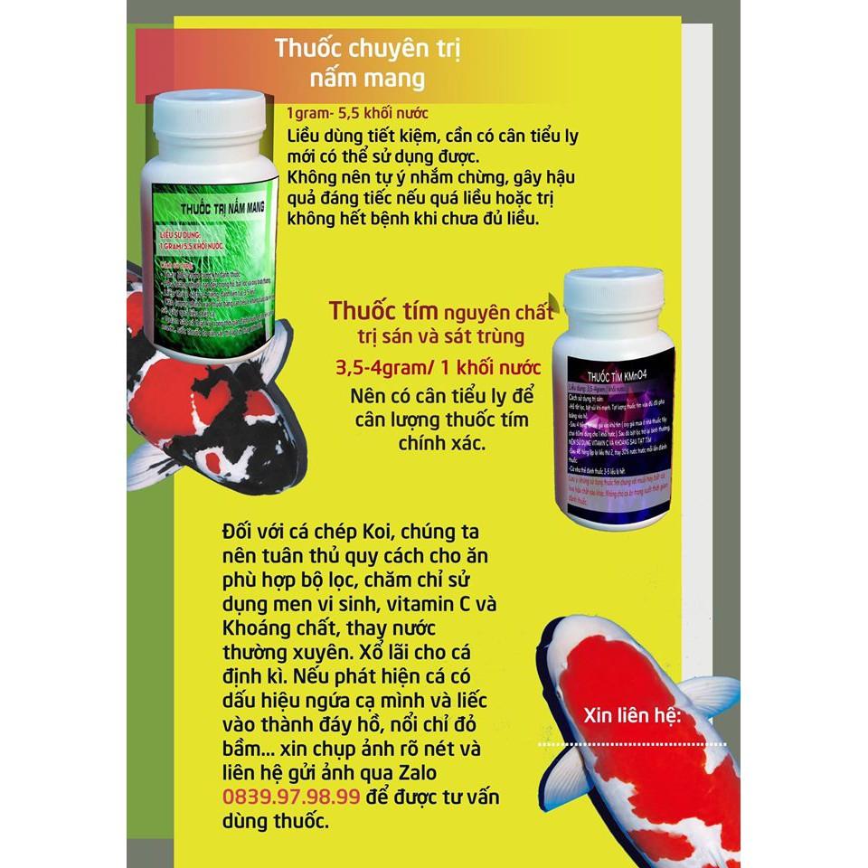Combo 13 sản phẩm Phòng và trị bệnh cá Koi, cá Vàng, cá Rồng và các loại cá cảnh của Luna Koi Farm