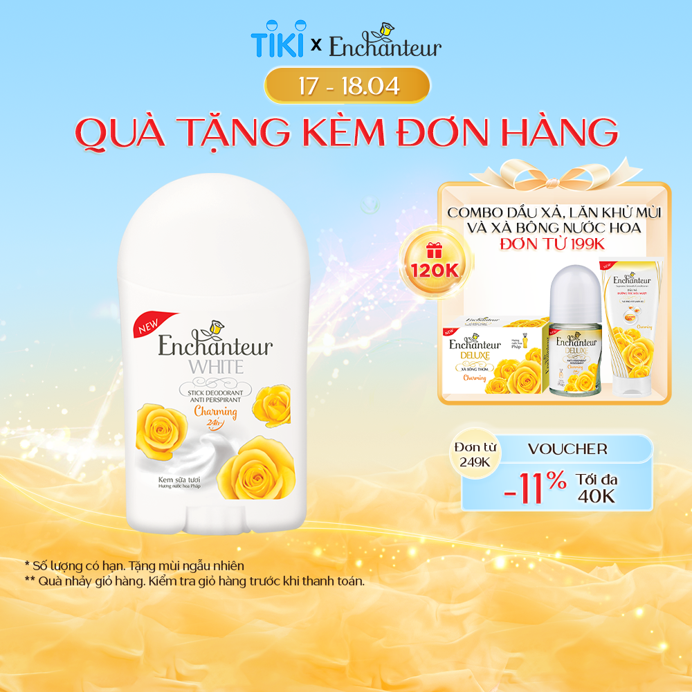 Sáp khử mùi Enchanteur Charming 40g