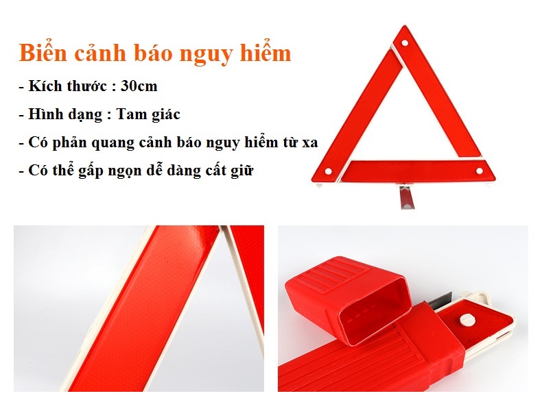 Hình ảnh Bộ Cứu Hộ Ô Tô Khẩn Cấp 7 Món Chuyên Dùng