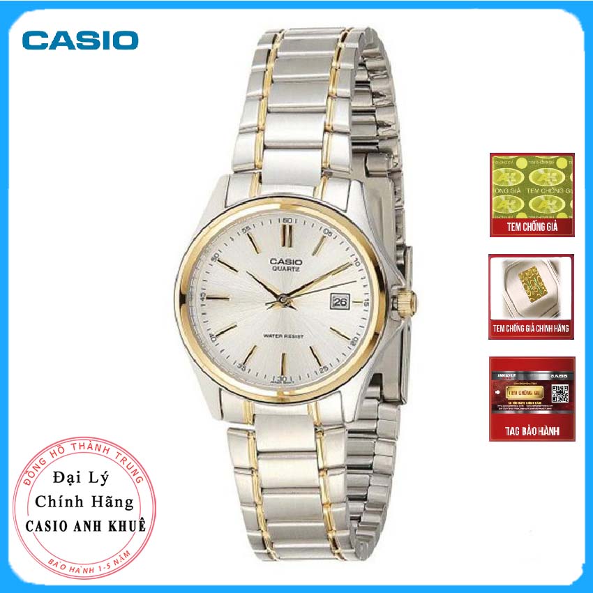 Đồng Hồ Nữ Dây  Kim Loại Casio LTP-1183G-7ADF