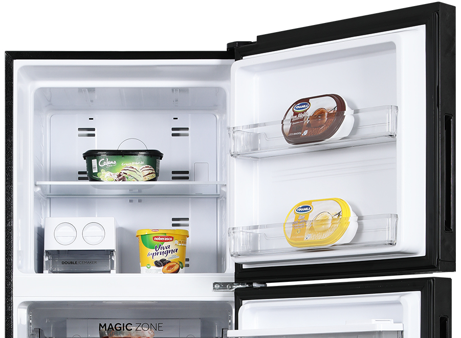 Tủ lạnh Aqua Inverter 347 lít AQR-T400FA(WFB) - hàng chính hãng ( chỉ giao HCM )