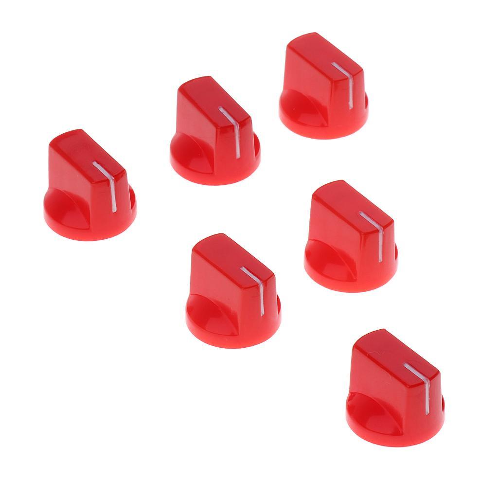 Lightweight 6 Pieces Pot Knob   Screw Knob   for  Parts Red