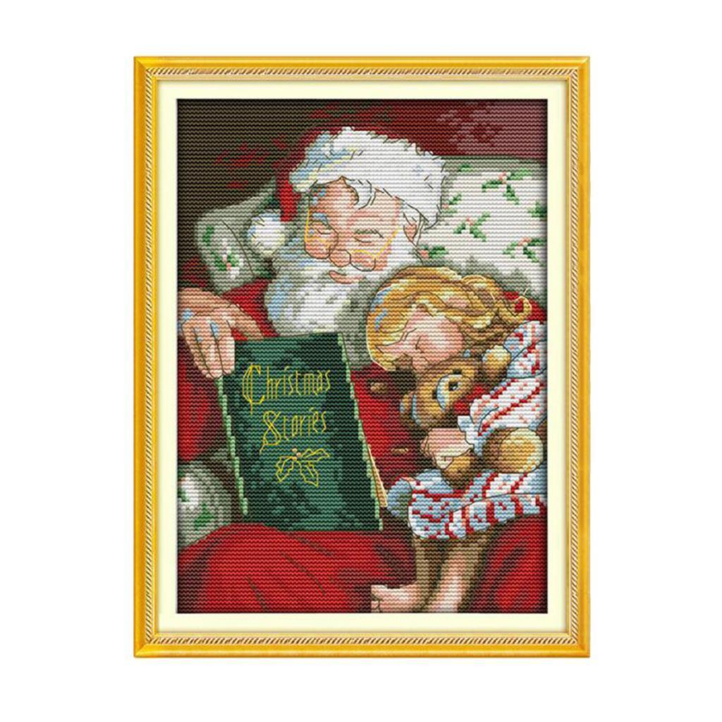 Stamped Kits Santa Claus Needlepoint for Frameless