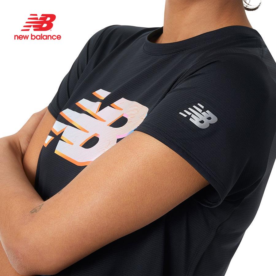 Áo thun tay ngắn thể thao nữ New Balance Graphic Accelerate - AWT21226BK (form châu á