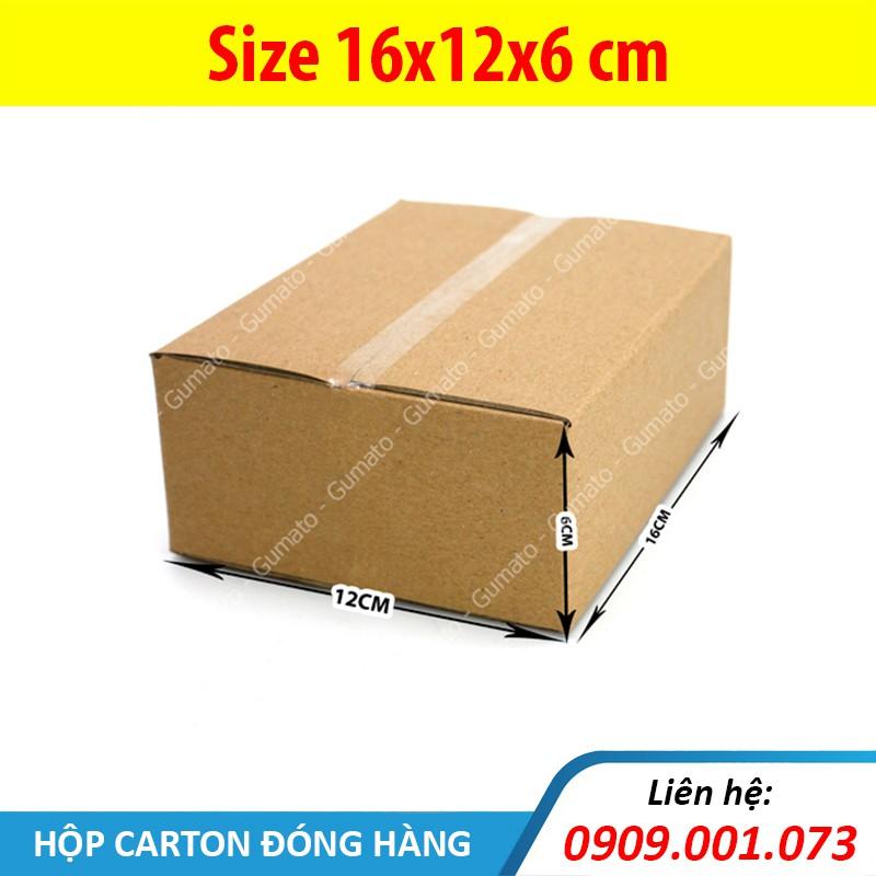 Hộp giấy P32 size 16x12x6 cm, thùng carton gói hàng Everest