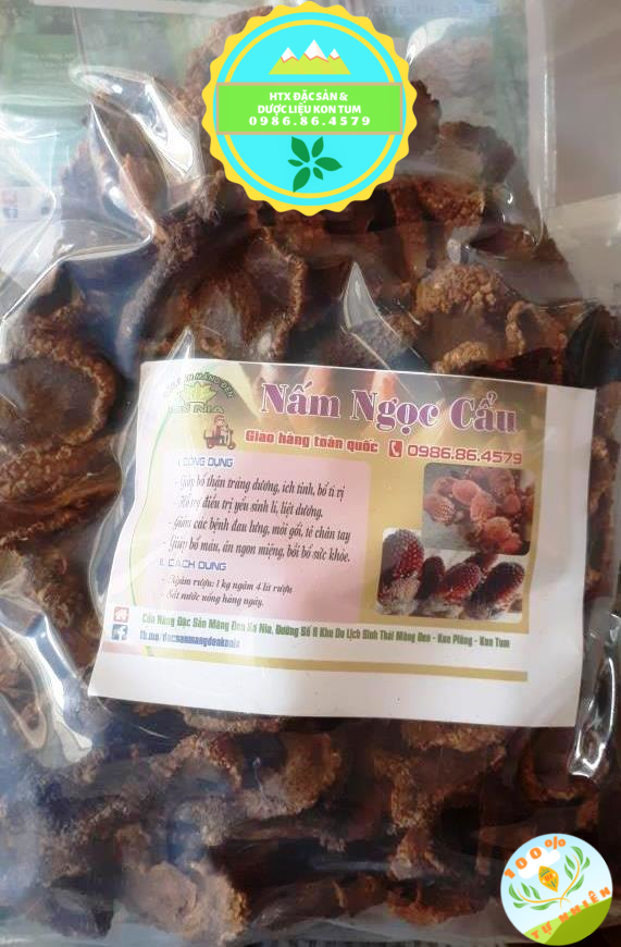 Đặc Sản Kon Tum - Ngọc Cẩu Khô Đặc Sản Kon Tum (Nấm Tỏa Dương) 1Kg - OCOP 3 Sao