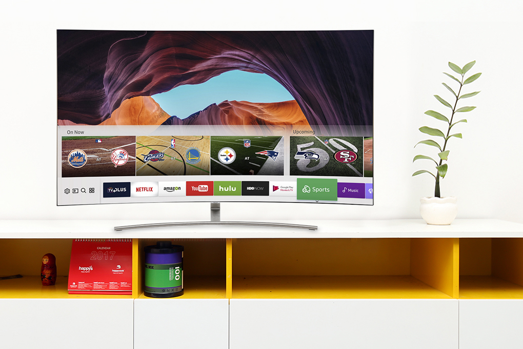 Smart TV Cong 4K Samsung QLED 65 inch QA65Q8CAMKXXV - Hàng Chính Hãng