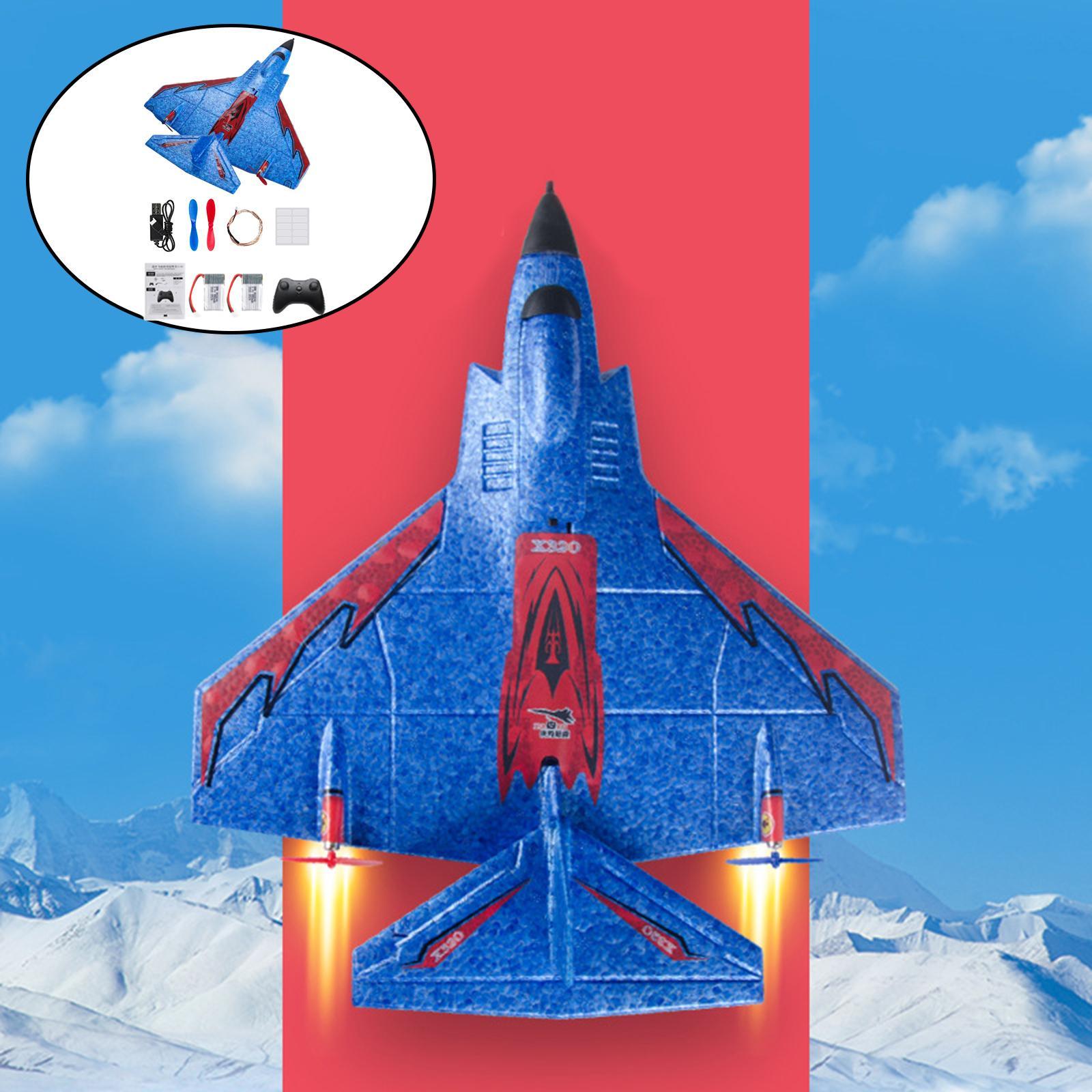 LED RC Airplane Aircraft Fan Blade Channel Mini for Beginners Kids Boys