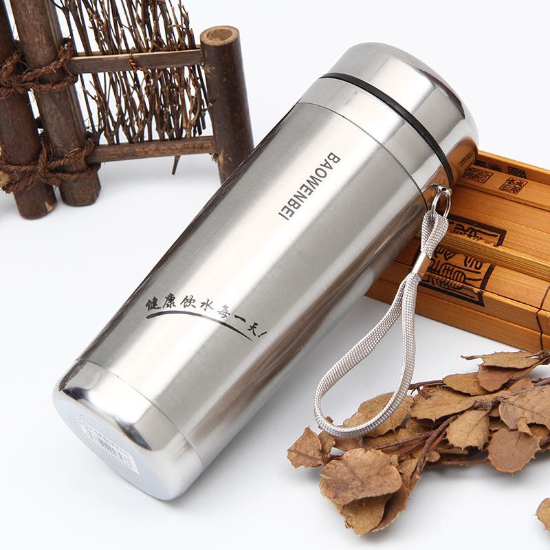 Đặc Biệt 2 Lớp Inox Cử Nhân Cốc Cách Nhiệt Có Tay Cầm Dây Văn Phòng Trà Quà Tặng Quảng Cáo Cốc Nước
