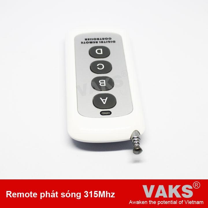 01 cái Remote điều khiển từ xa phát sóng xuyên tường 315Mhz RM03 - loại 4 nút ABCD