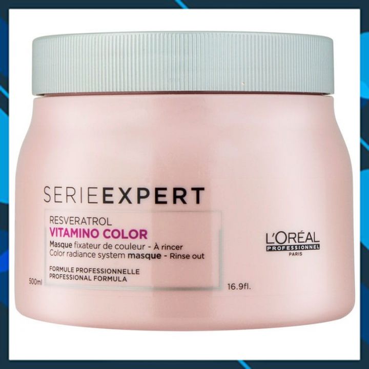 Dầu ủ tóc L'oreal Serie Expert A-OX Vitamino color radiance masque 500ml