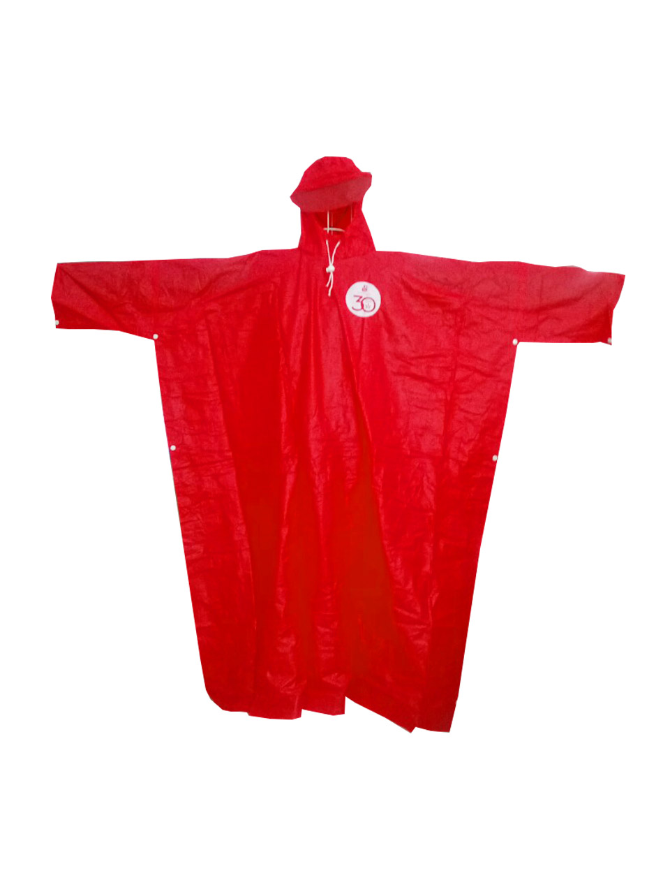 Áo mưa cánh dơi vải nhựa PVC đỏ Coop