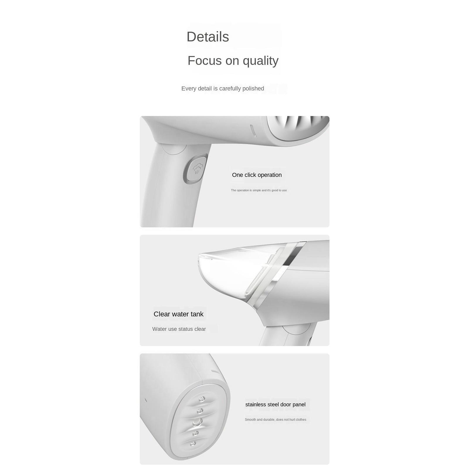 120ml Hand Held Steamer Portable Travel Garment Steamer for Home Travel