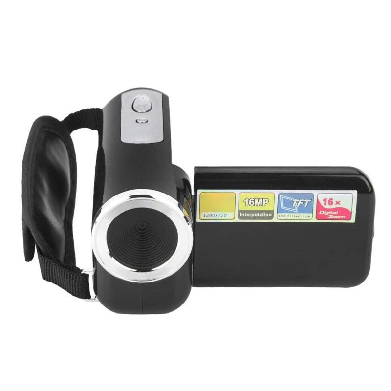 Máy quay video Máy quay video 2.0 inch LC D 16 MP dành cho trẻ em Thanh thiếu niên Bé trai Bé gái Màu sắc: Đen