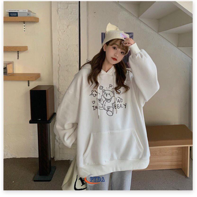 ÁO KHOÁC HOODIES NỮ FROM RỘNG,NHIỀU MÀU SẮC XINH XẮN