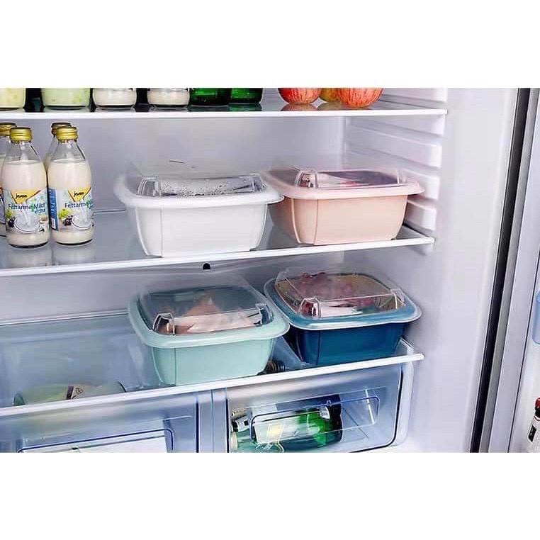 Rổ nhựa kèm chậu 2 trong 1 có nắp đậy --HH304