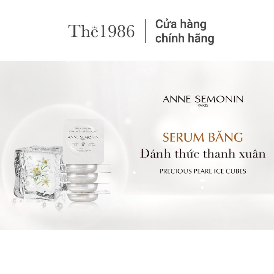 Serum Ngọc Trai Băng Anne Semonin Precious Pearl Ice Cubes 7ml
