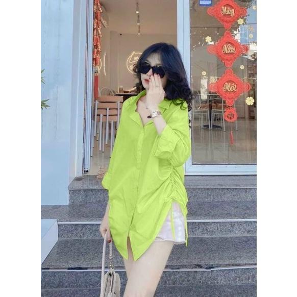 SET ÁO SƠ MI TAY DÀI PHỐI QUẦN TRẮNG