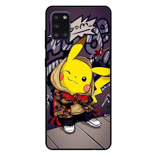 Ốp lưng dành cho Samsung A31 mẫu PiKaCHu