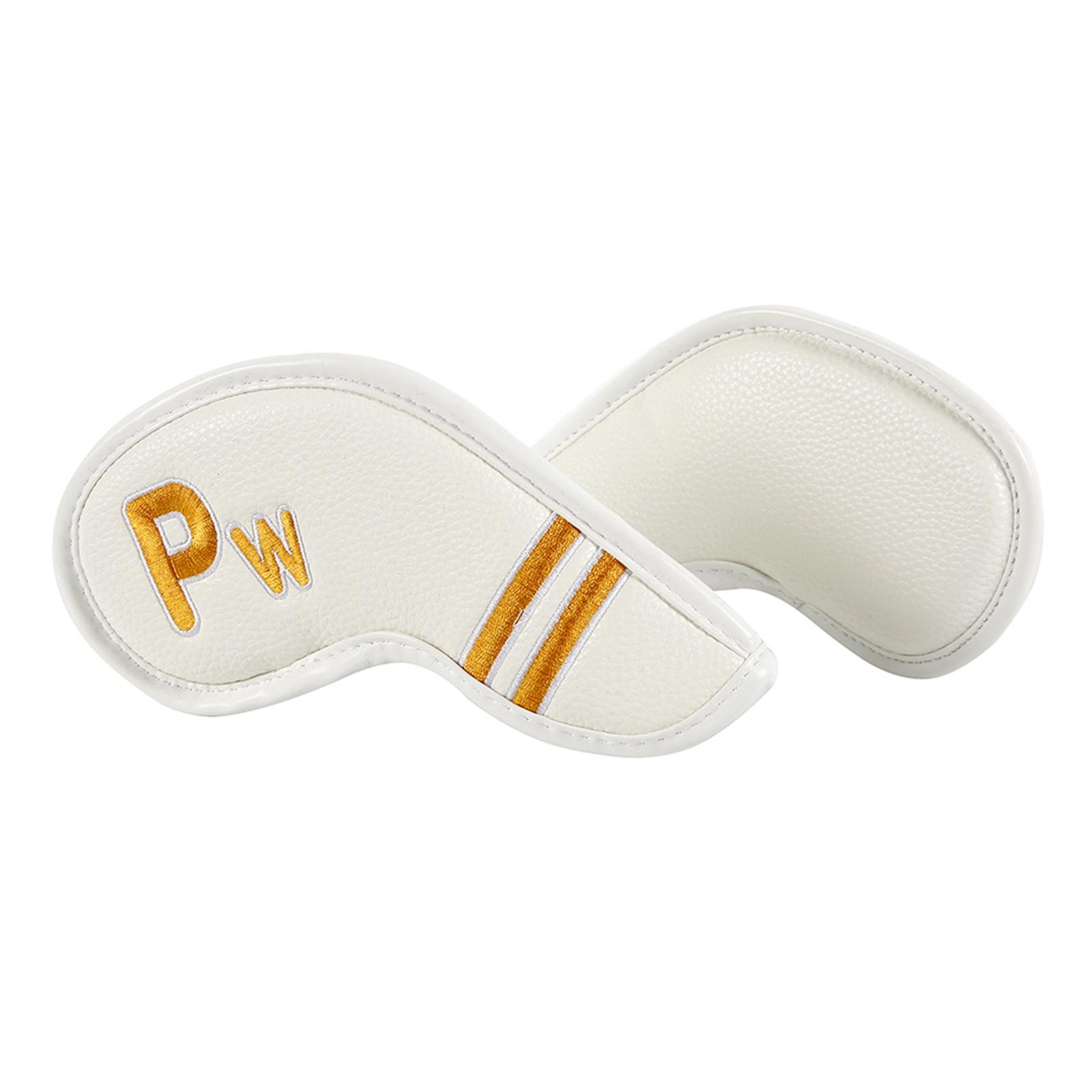 9x Golf Iron Head Covers Waterproof Headcovers Wedges W/ No.Tag