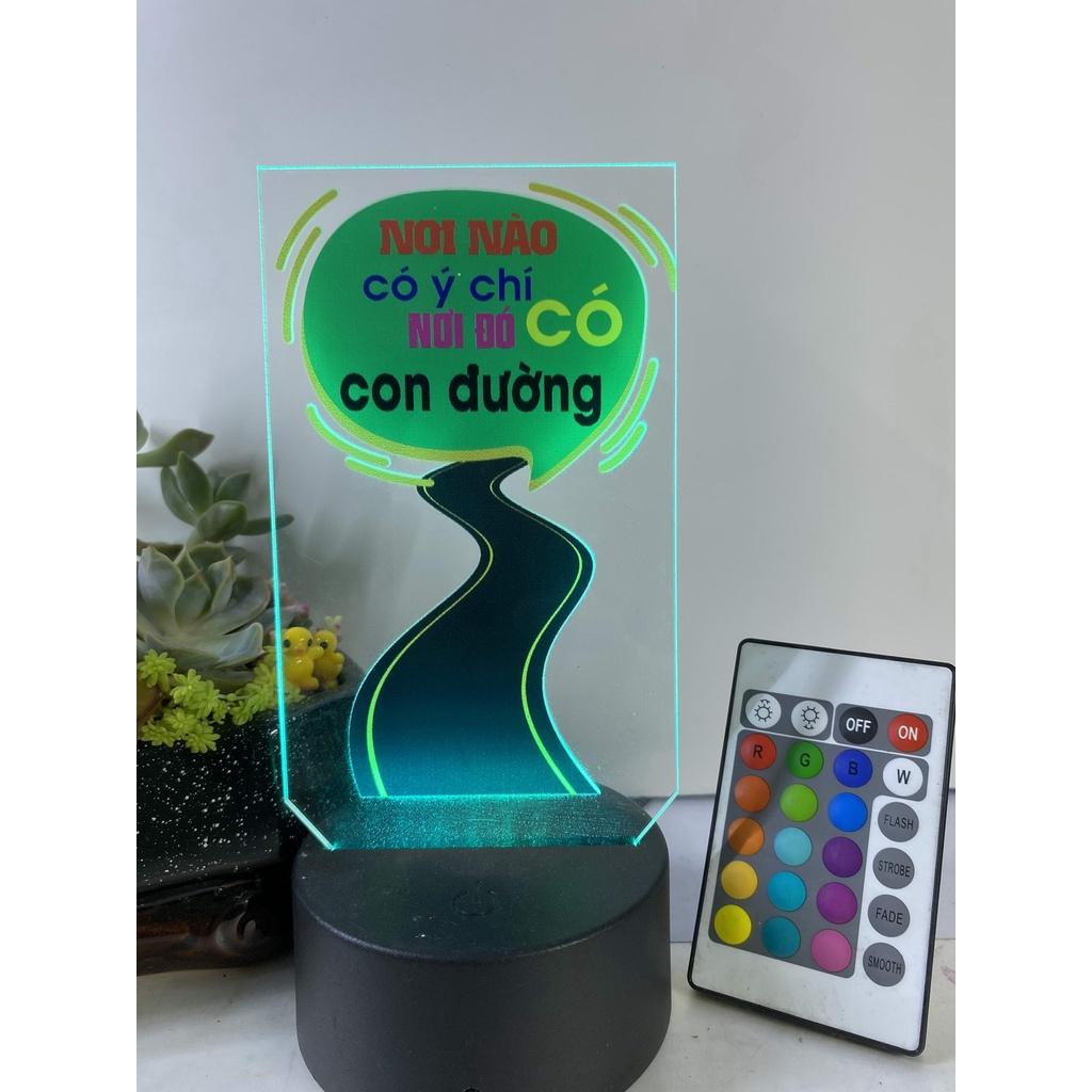 40-Động lực led để bàn, tranh led 7 màu điều khiển nơi đó có con đường - Dled-40