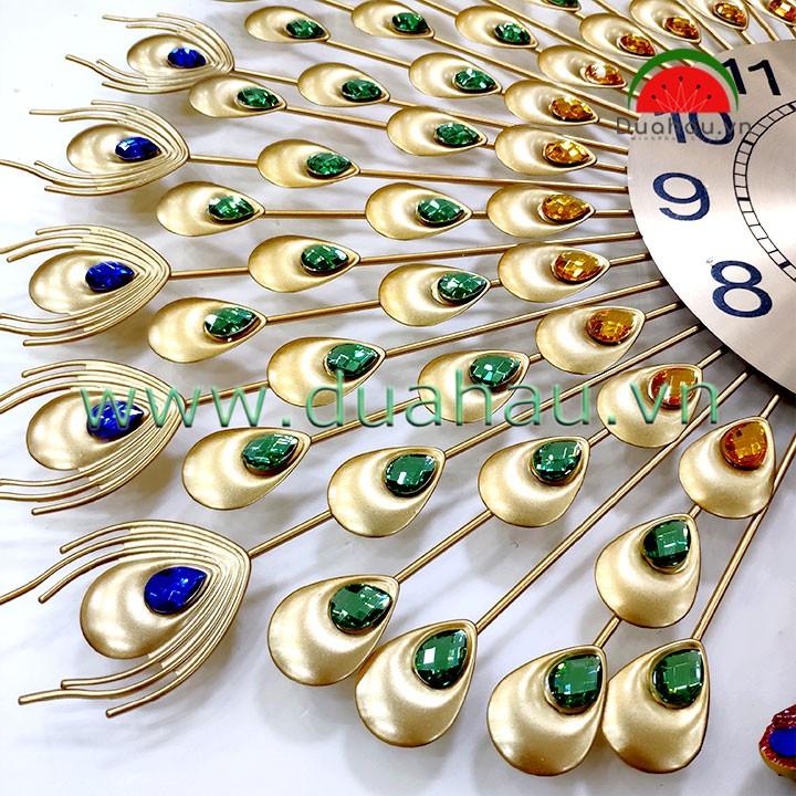 Đồng Hồ 69D01 Khổng Tước 69x65cm - Giá Siêu rẻ